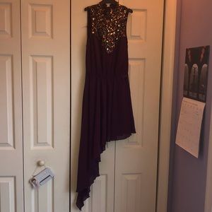 Grape/royal purple dance recital costume size MA